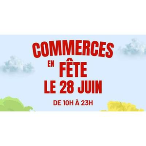 Illustration Commerces en fête