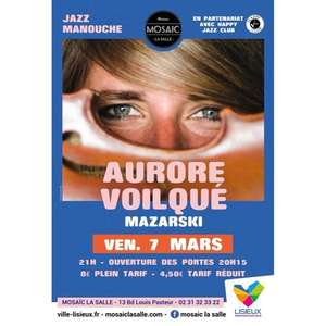 Illustration CONCERT - AURORE VOILQUÉ + MAZARSKI