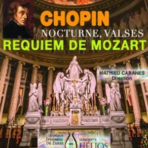 Illustration Concert Commémoratif des Funérailles de Chopin à la Madeleine 1849