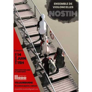 Illustration Concert d'un quatuor de Violoncelles de l'ensemble NOSTIM
