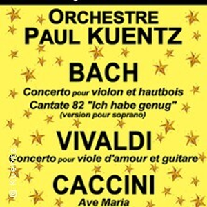 Illustration Concert de fin d'Année Paul Kuentz, avec Bach, Vivaldi et Caccini