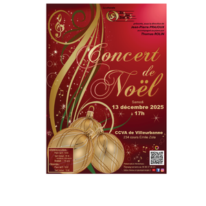 Concert de Noël, mélange de chansons de spectacles et de chants de Noël