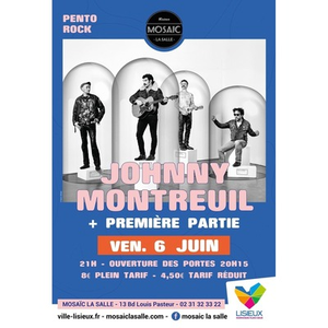 Illustration CONCERT - JOHNNY MONTREUIL + PREMIERE PARTIE