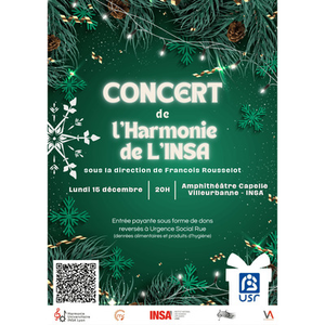 Illustration Concert solidaire de l’Harmonie de l’INSA