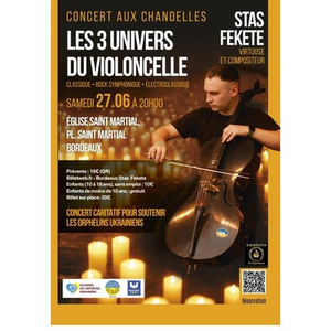 Illustration Concert solidaire : Les trois univers du violoncelle