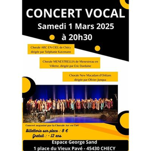 Illustration concert vocal