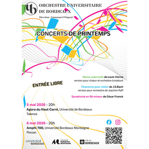 Illustration Concerts de Printemps de l'OUB