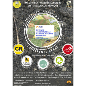Illustration Conférence débat sur l'avenir de l'agriculture française et locale avec The Shift Project