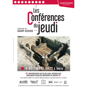 Illustration Conférence du Jeudi "La gestion de l'eau dans la ville de Troyes" par Cédric Roms et Vincent Marchaisseau.