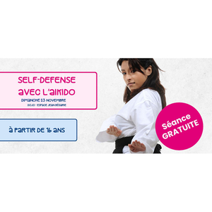 Illustration Cours d'Aïkido Self-Défense Gratuit