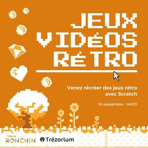 Illustration Créé ton jeu rétro avec Scratch
