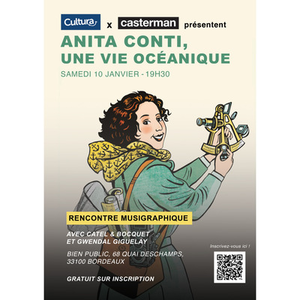 Illustration Cultura et Casterman font revivre le destin d’Anita Conti