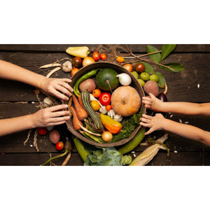 Illustration Cycle Permaculture : Comment composer une assiette saine, locale et durable