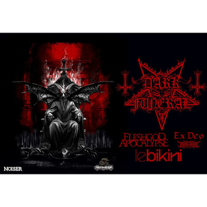 Illustration DARK FUNERAL + FLESHGOD APOCALYPSE + EX DEO + KAMI NO IKARI