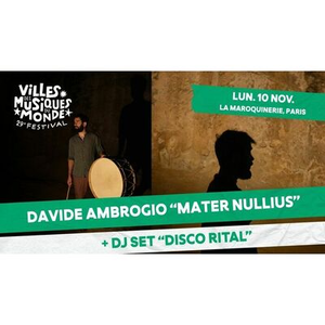 Illustration Davide Ambrogio + Disco Rital à La Maroquinerie