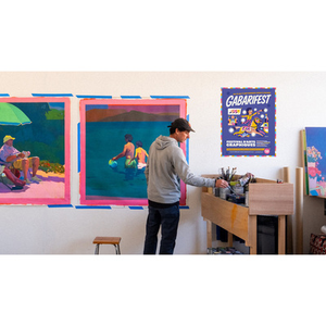 Illustration Dehors - exposition de Timm Blandin