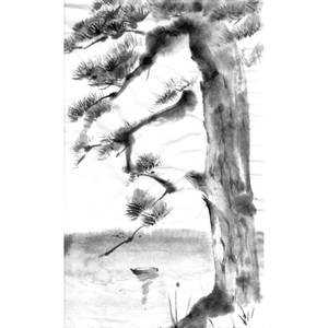 Illustration Démonstration de Sumi-é