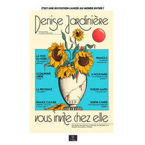Illustration Denise Jardinière vous invite chez elle | La Coupole