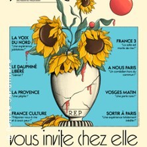 Illustration Denise Jardinière vous invite chez elle - Théâtre de poche Graslin, Nantes