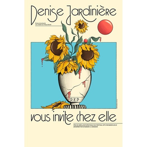 Illustration Denise Jardinière vous invite chez elle