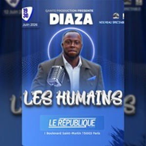 Illustration Diaza, Les Humains - Le République, Paris