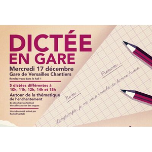 Illustration Dictée en Gare à la gare Versailles-Chantiers