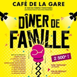 Illustration Dîner De Famille - Café de la Gare, Paris