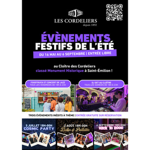 Illustration DJ set au Cloître des Cordeliers