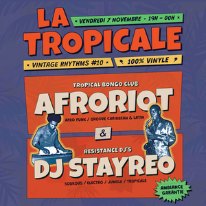 Illustration DJ SET // LA TROPICALE // AFRORIOT + STAYREO (Tropical Rhythms)