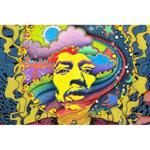 Illustration Electric Voodoo Land : Hendrix unexperienced