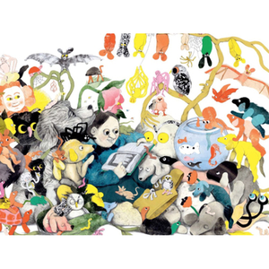 Illustration Emmêliméloté, une histoire de papiers emmêlés