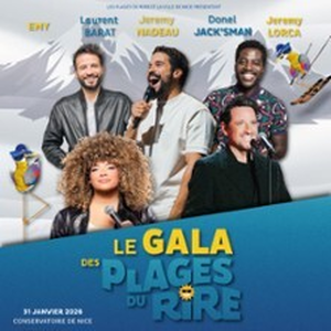 Illustration Emy - Jérémy Nadeau - Laurent Barat - Donel Jack'sman - Jérémy Lorca - Le Gala des Plages du Rire