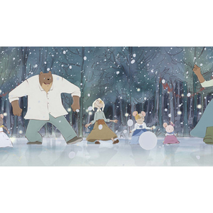 Illustration Ernest et Célestine en hiver