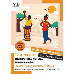 Illustration Éveil musical : Trois petites notes pour les bambins