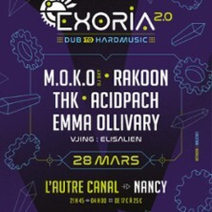 Illustration Exoria - M.O.K.O (DJ Set) + Rakoon + THK