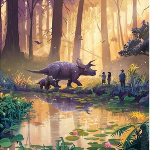 Illustration Expédition en réalité virtuelle Mondes Disparus