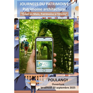 Illustration Explorez l’histoire autrement : écran en main, patrimoine à l'oreille