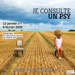 Illustration Exposition ARTHY mad “Je consulte un Psy”