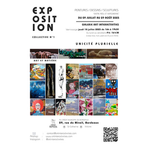 Illustration Exposition collective à la galerie Art Interactivities