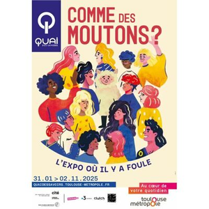 Illustration Exposition Comme des moutons au Quai des Savoirs