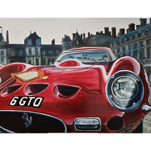 Illustration Exposition Peintures de Dominique Leonard