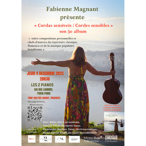 Illustration Fabienne Magnant présente "Cordas Sensíveis / Cordes Sensibles"