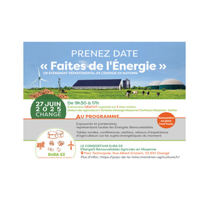 Illustration Faites de l’Energie, salon des énergies renouvelables agricoles à Changé (53)
