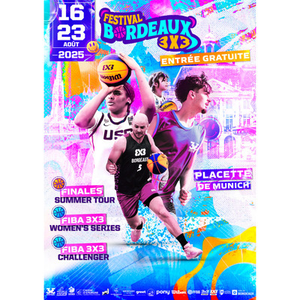 Illustration Festival Bordeaux basket 3x3