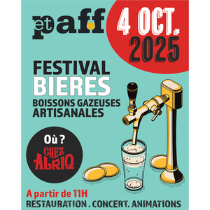 Illustration festival Et Paff Bordeaux bières et boissons gazeuses