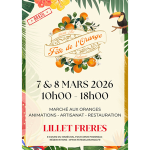 Illustration Fête de l’Orange 2026 : Le Brésil à Podensac