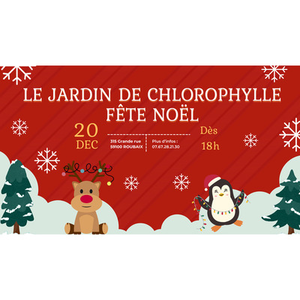 Illustration Fête de Noël au Jardin de Chlorophylle