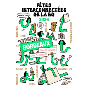 Illustration Fête interconnectée de la Bande dessinée Bordeaux
