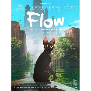 Illustration FLOW LE CHAT QUI N'AVAIT PLUS PEUR DE L'EAU