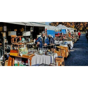 Illustration Foire à la brocante de printemps